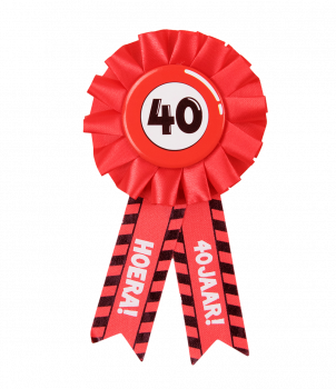 Traffic sign rozetten - 40 jaar