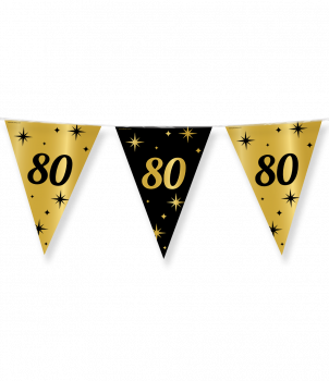 Classy Party flags foil - 80