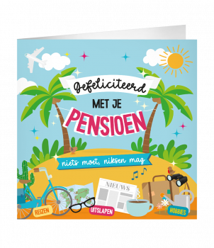 XL Greeting Cards - Pensioen
