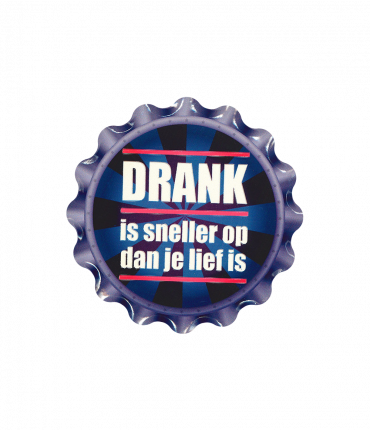 Cap coaster - Drank is sneller