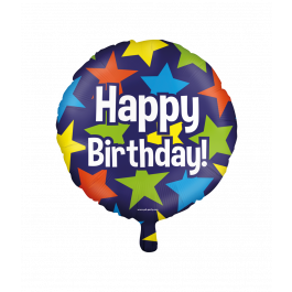 Foil happy birthday hot sale balloons