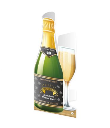 Champagne kaart - Nieuwe zaak
