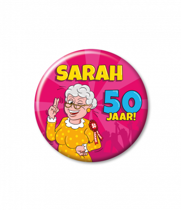 Button klein - Sarah (cartoon)