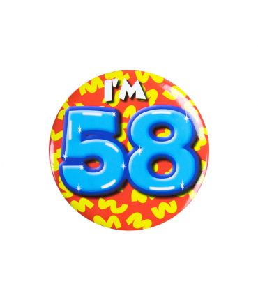Button klein - i'm 58