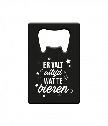 Metal beer opener - Er valt altijd wat te bieren