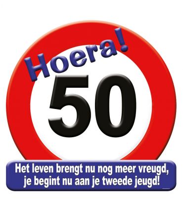 Huldeschild - 50 jaar