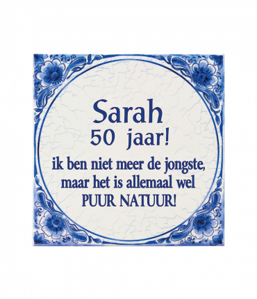 Tegels delfts blauw - Sarah