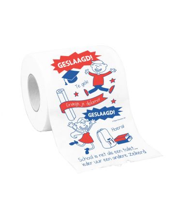 Toiletpapier - Geslaagd school