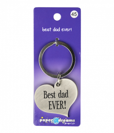 Hart sleutelhanger - Best dad ever