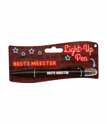 Light up pen - Beste meester