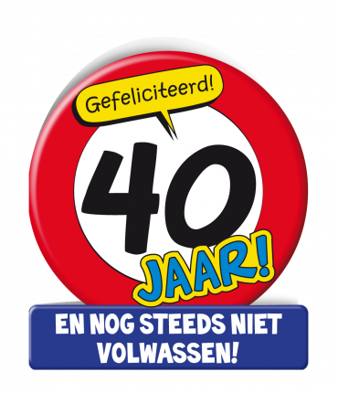 Wenskaarten - 40 jaar verkeersbord