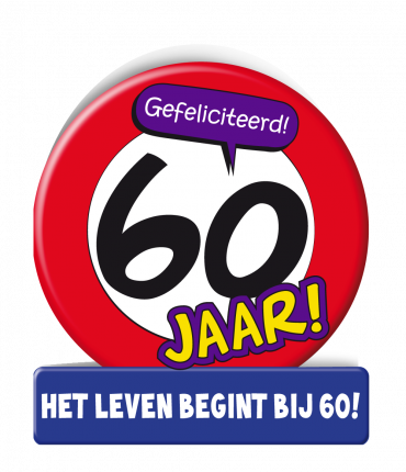 Wenskaarten - 60 jaar verkeersbord