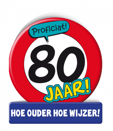 Wenskaarten - 80 jaar verkeersbord