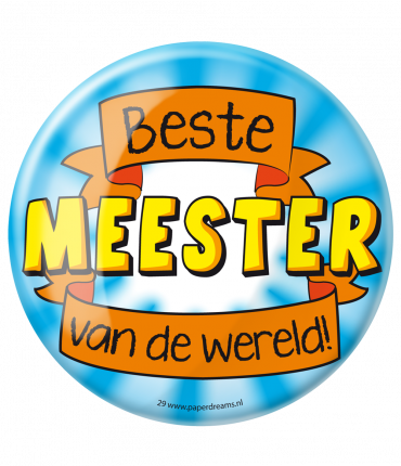 Button XL - Meester