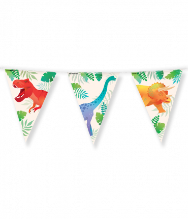 Party Flags - Dino