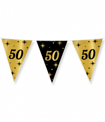 Classy Party flags foil - 50