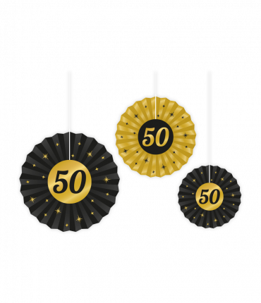 Classy party paper fan - 50