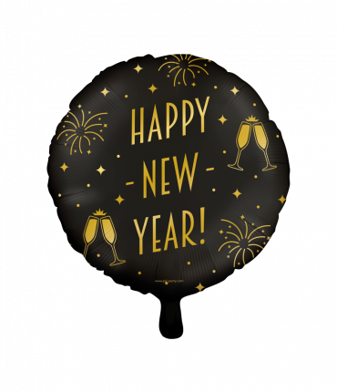 Classy foil balloons - Happy new year