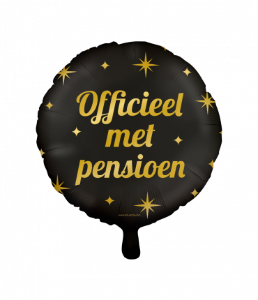 Classy foil balloons - Pensioen