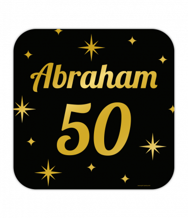 Classy party decoration signs - Abraham 50