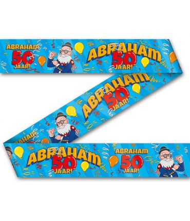 Party Tape - Abraham 50 jaar cartoon