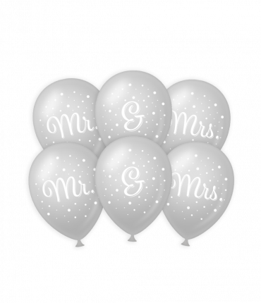 Wedding balloons - Mr. & Mrs.