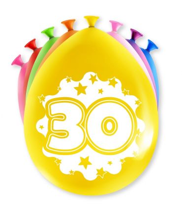 Happy Party Balloons - 30 years