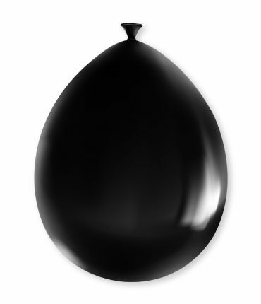 Party Ballonnen - Zwart metallic