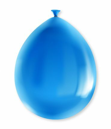 Party Ballonnen - Blauw metallic