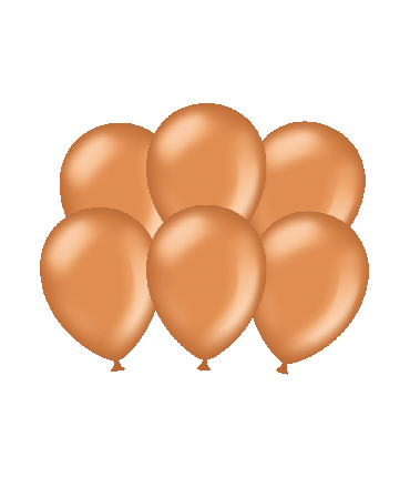 Party balloons - Chrome copper