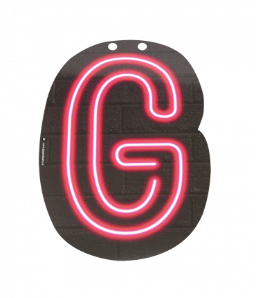 Neon letter - G
