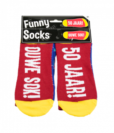 Funny socks - 50 jaar