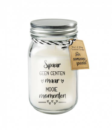 Black & White scented candles - Spaar geen centen