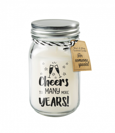 Black & White scented candles - Cheers