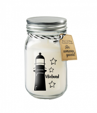 Black & White scented candles - Vlieland