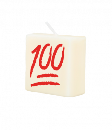 Letter Kaarsje - 100