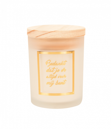 Small scented candles gold/white - Bedankt