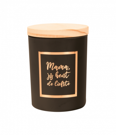Small scented candles rosé/black - Mama