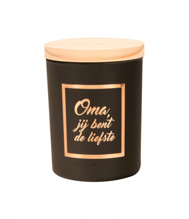 Small scented candles rosé/black - Oma