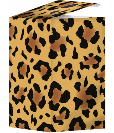 Small scented candles present box - Leopard