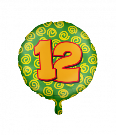 Happy foil balloons - 12 years