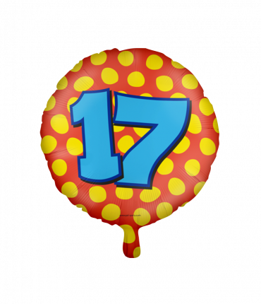 Happy foil balloons - 17 years