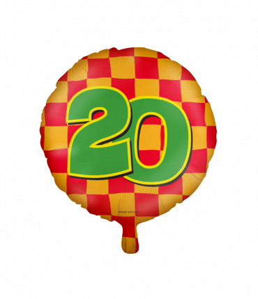 Happy foil balloons - 20 years