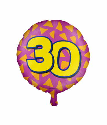 Happy foil balloons - 30 years