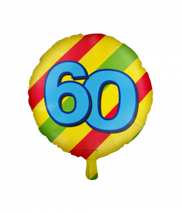 Happy foil balloons - 60 years