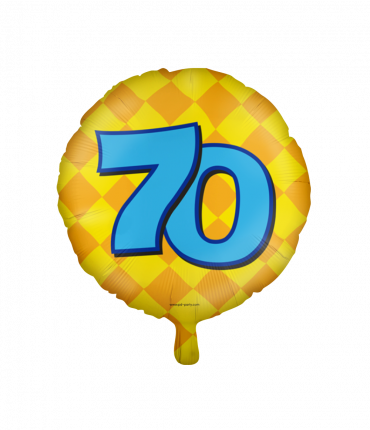 Happy foil balloons - 70 years