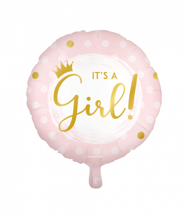 Happy foil balloons - It's a girl!
