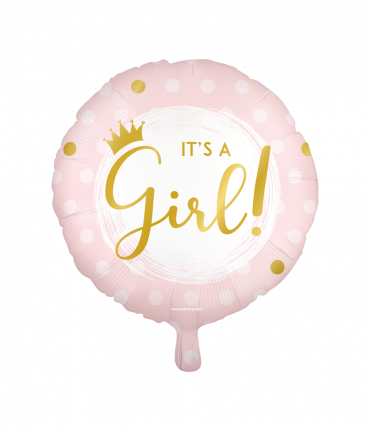 foil balloons - It's a girl!