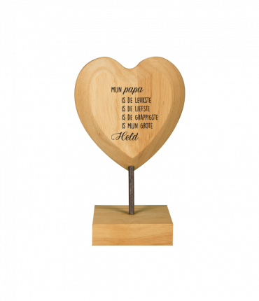 Wooden hearts - Papa