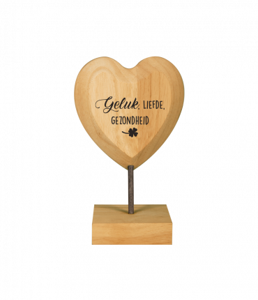 Wooden hearts - Geluk, liefde en gezondheid